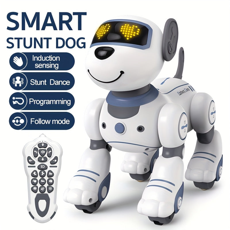 Chien Robot Télécommandé Interactif - Jouet Intelligent Enfant