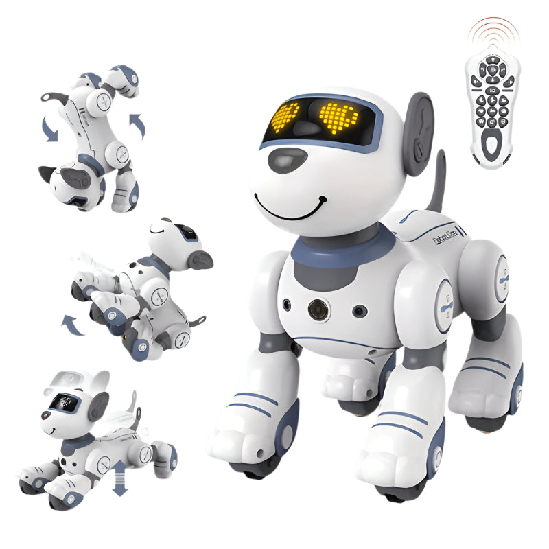 Chien Robot Télécommandé Interactif - Jouet Intelligent Enfant
