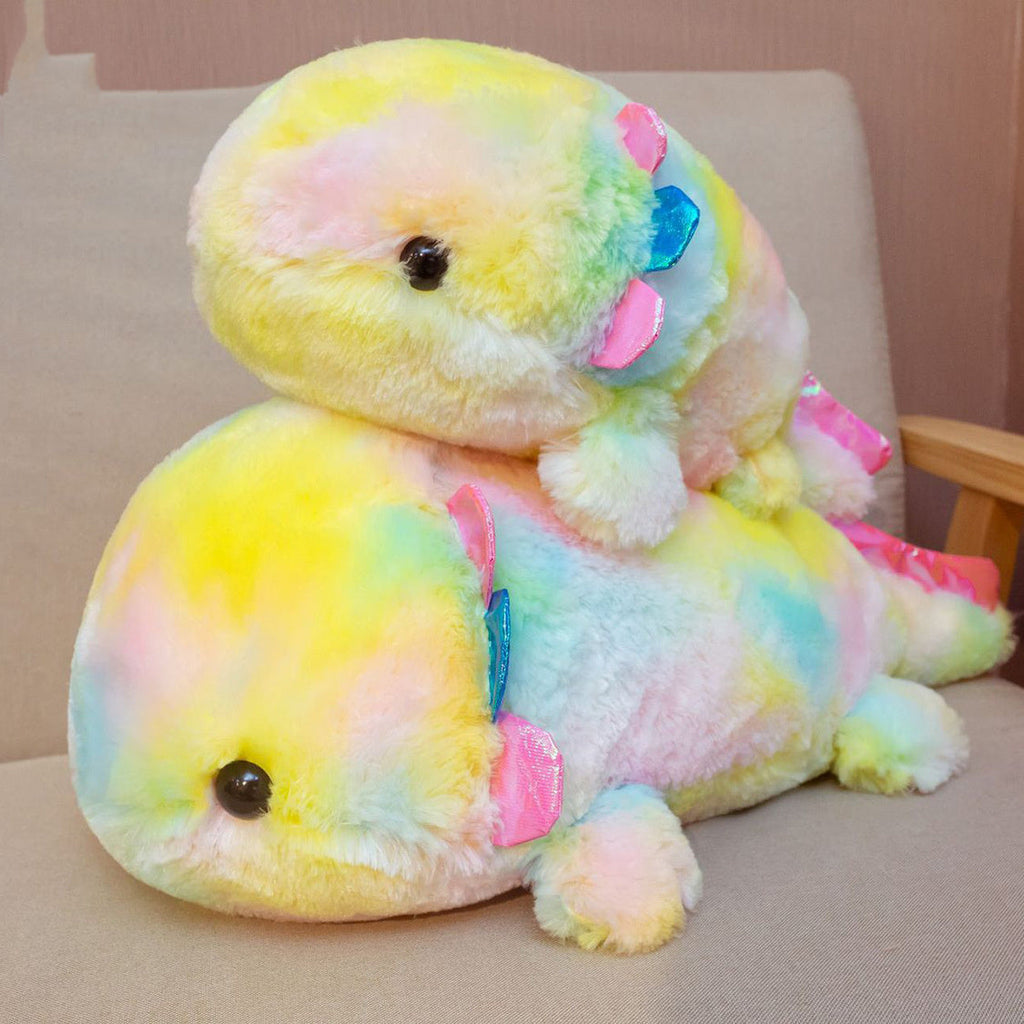 Peluche Axolotl Arc-en-Ciel Kawaii - Doudou Tendance TikTok