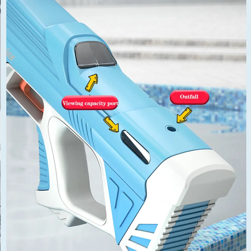 Pistolet à Eau Électrique Automatique NNEOBA - Blaster Été Enfant