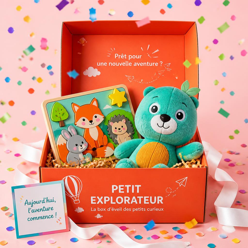 Box Tidoudous Petit Explorateur - abonnement jouets mensuel