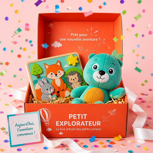 Box Tidoudous Petit Explorateur - abonnement jouets mensuel